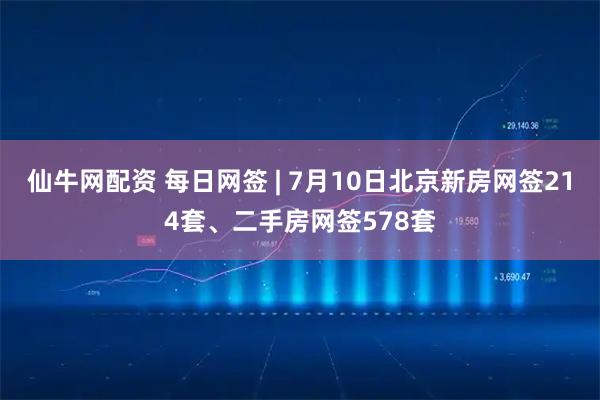 仙牛网配资 每日网签 | 7月10日北京新房网签214套、二手房网签578套