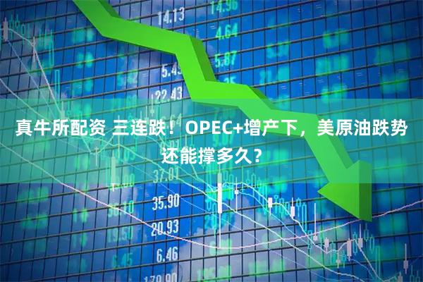 真牛所配资 三连跌！OPEC+增产下，美原油跌势还能撑多久？